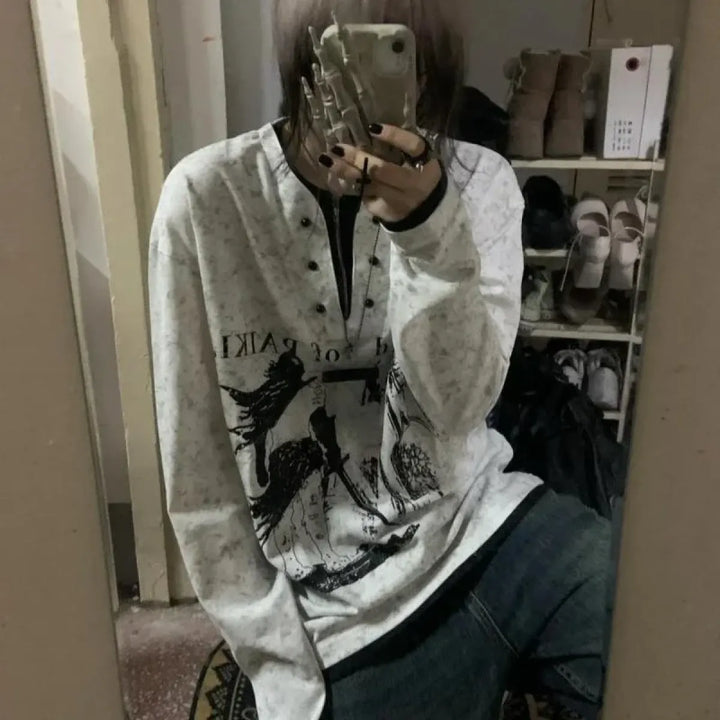 Oversized Gothic T-Shirt