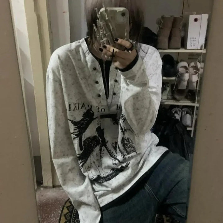 Oversized Gothic T-Shirt