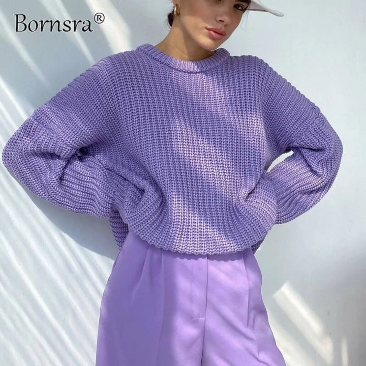 Women's Oversized Knitted Sweater
