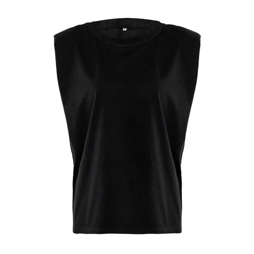 Ladies Padded Shoulder Blouse