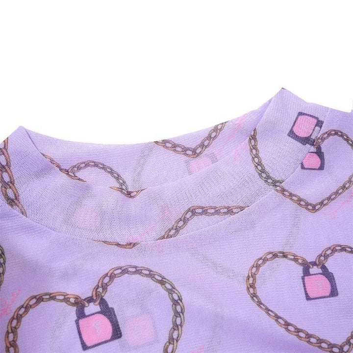 Pastel Gothic Mesh Bodysuit