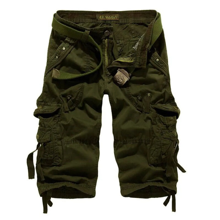Patterned Art Textile Shorts