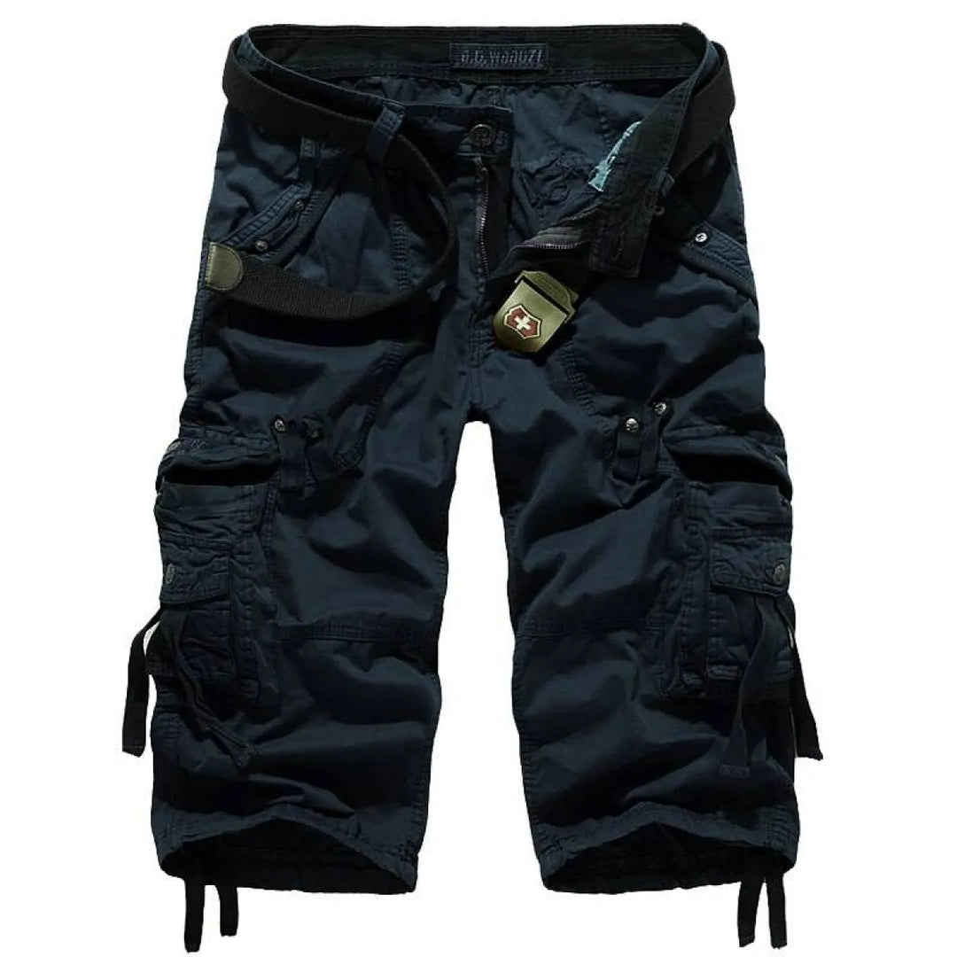 Patterned Art Textile Shorts