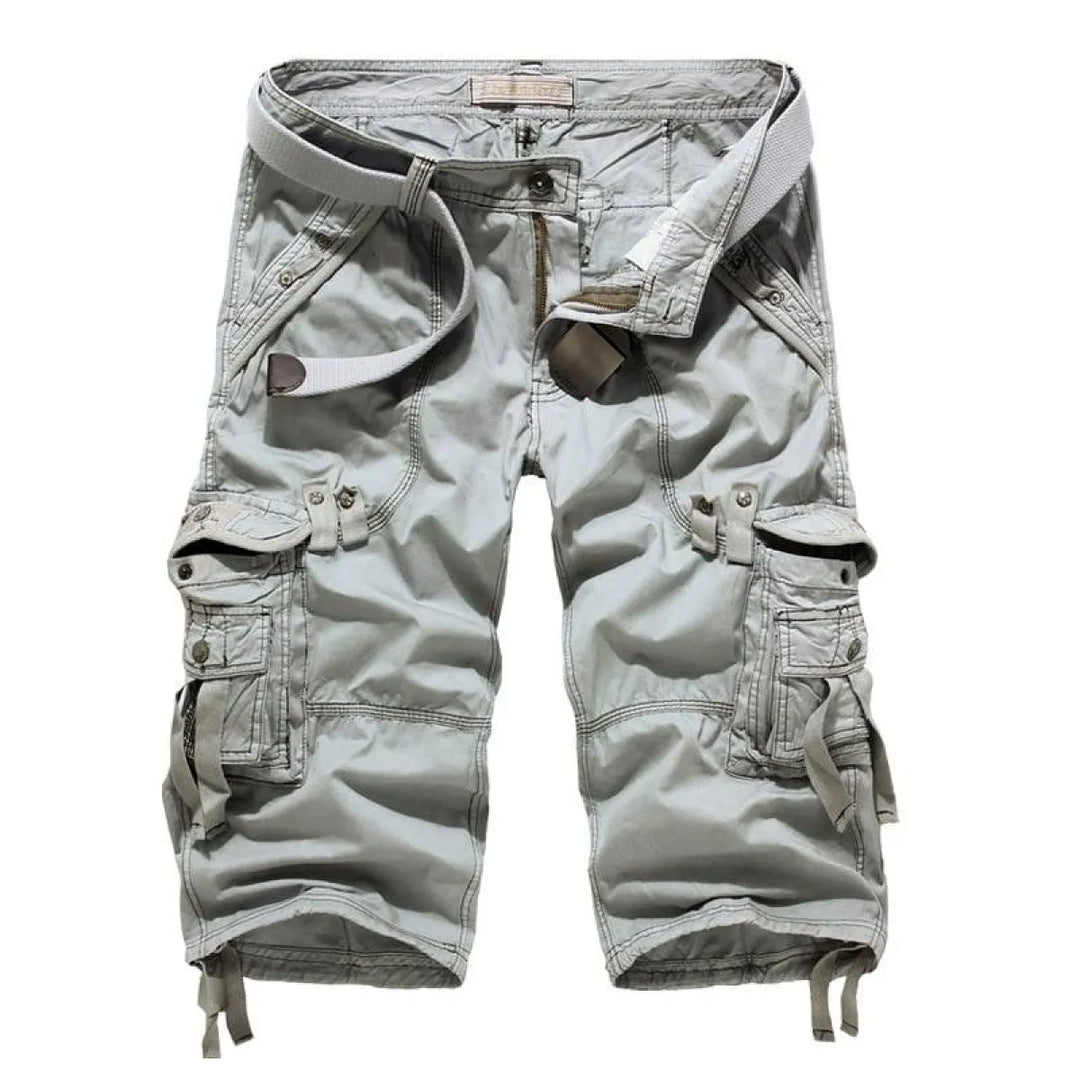 Patterned Art Textile Shorts