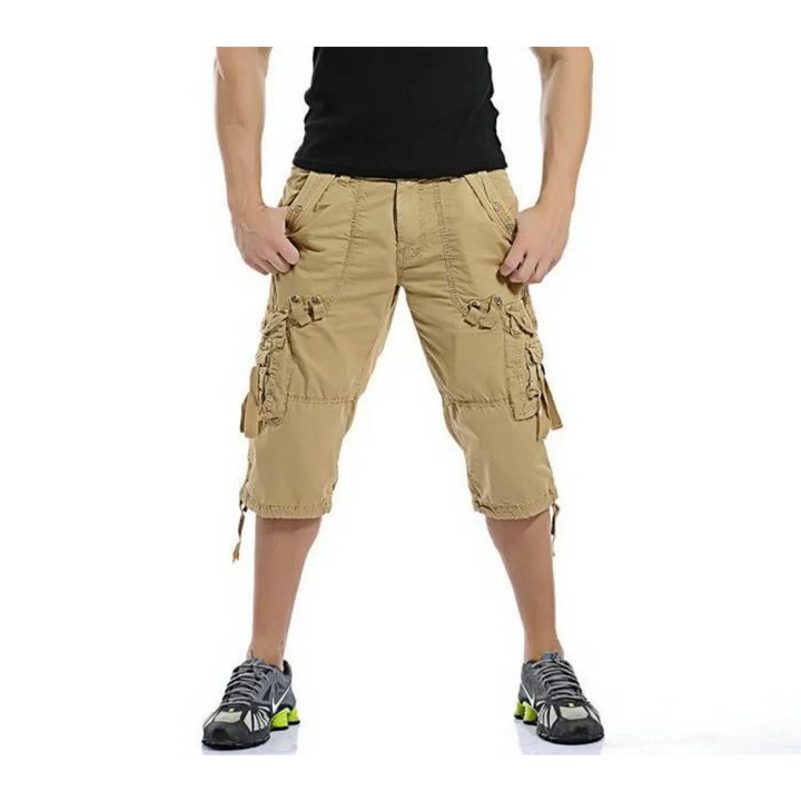 Patterned Art Textile Shorts