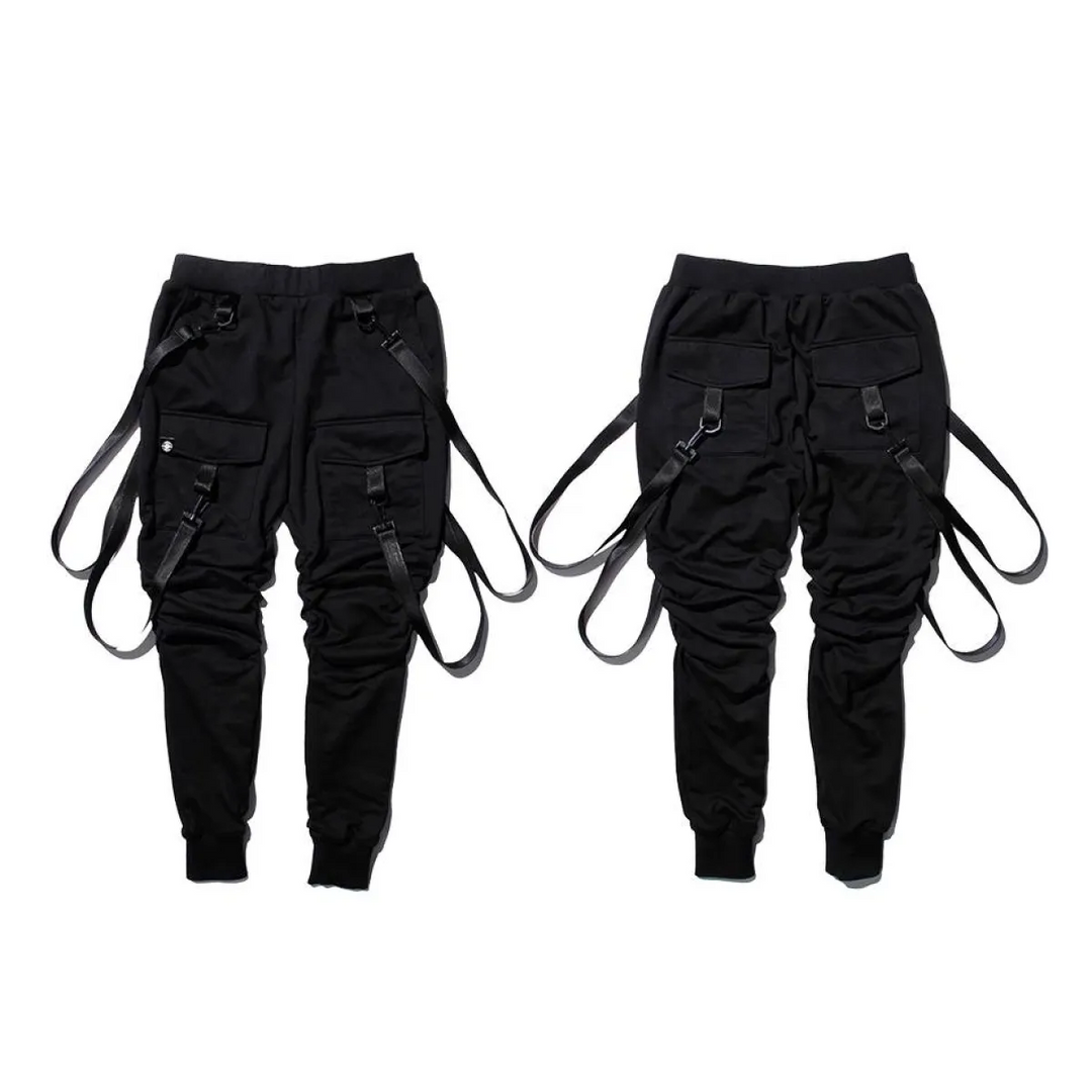Patterned Cargo Sweatpants