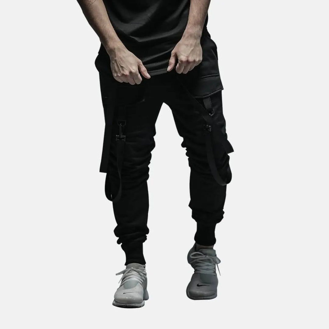 Patterned Cargo Sweatpants