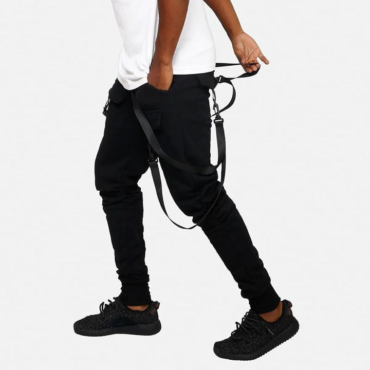 Patterned Cargo Sweatpants