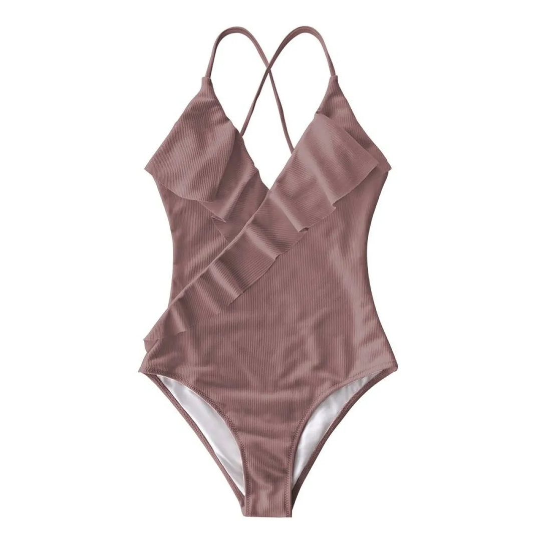 Ruffled One Piece Swimsuits