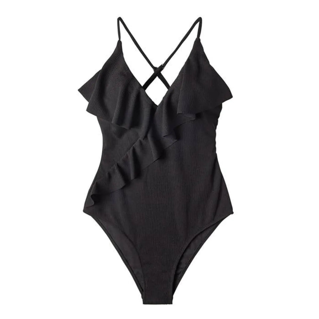 Ruffled One Piece Swimsuits