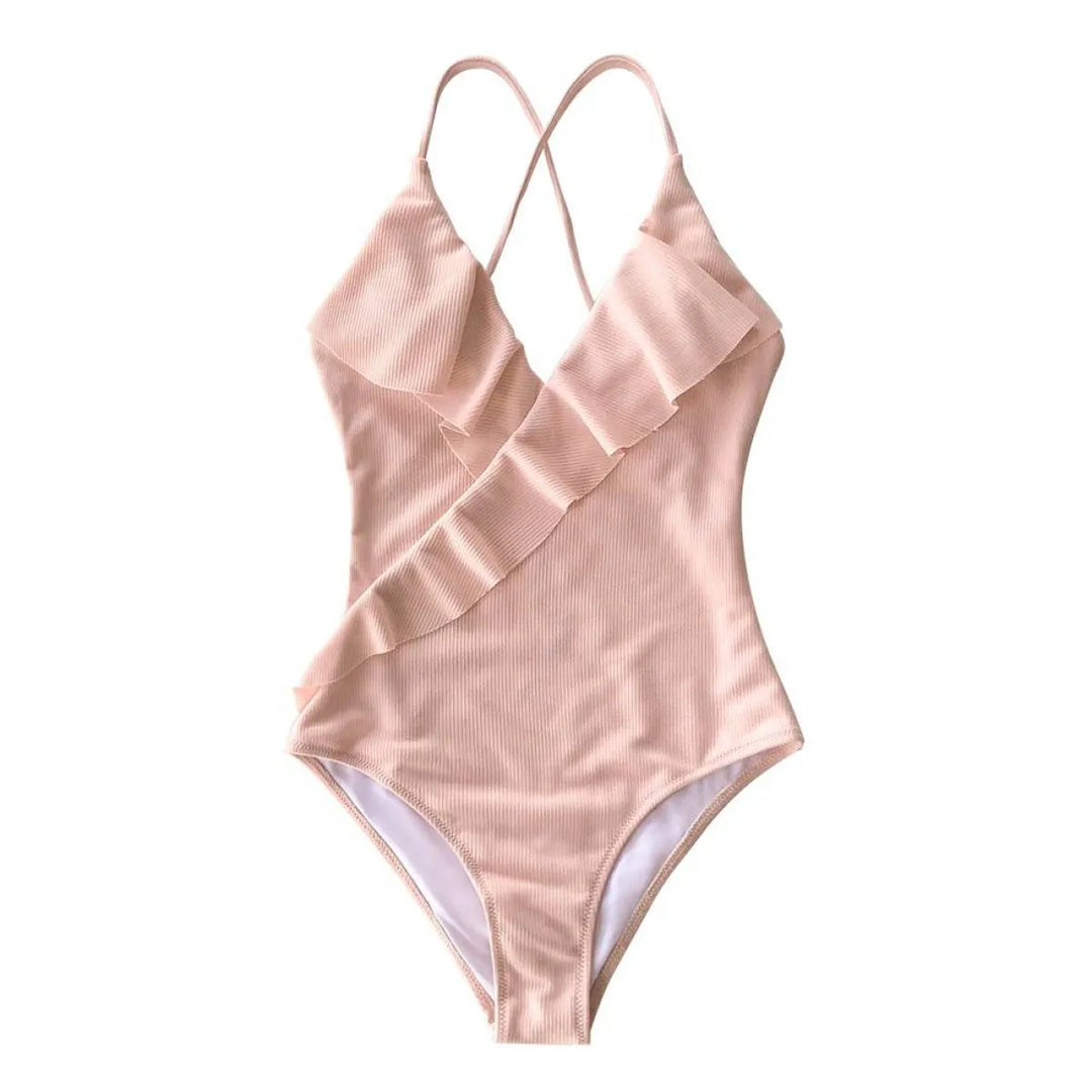 Ruffled One Piece Swimsuits