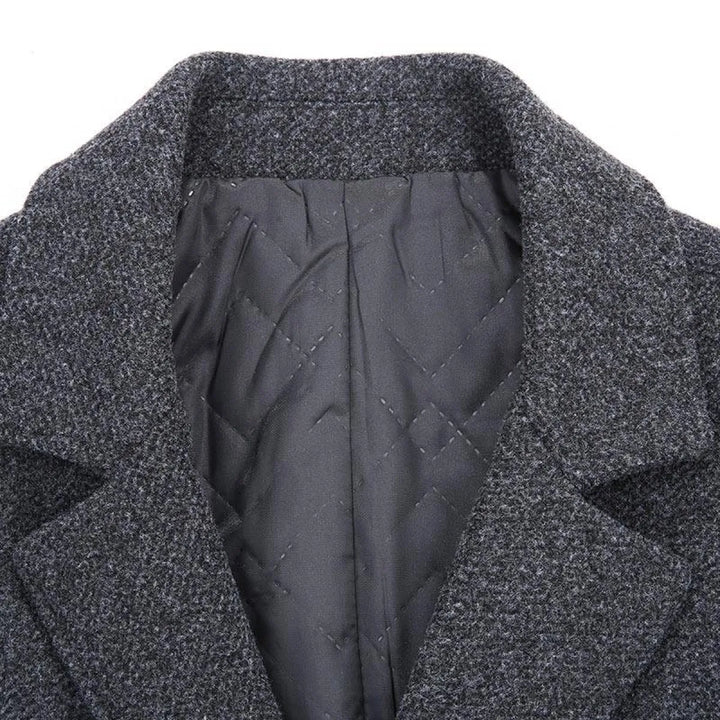 Plaid Button Coat