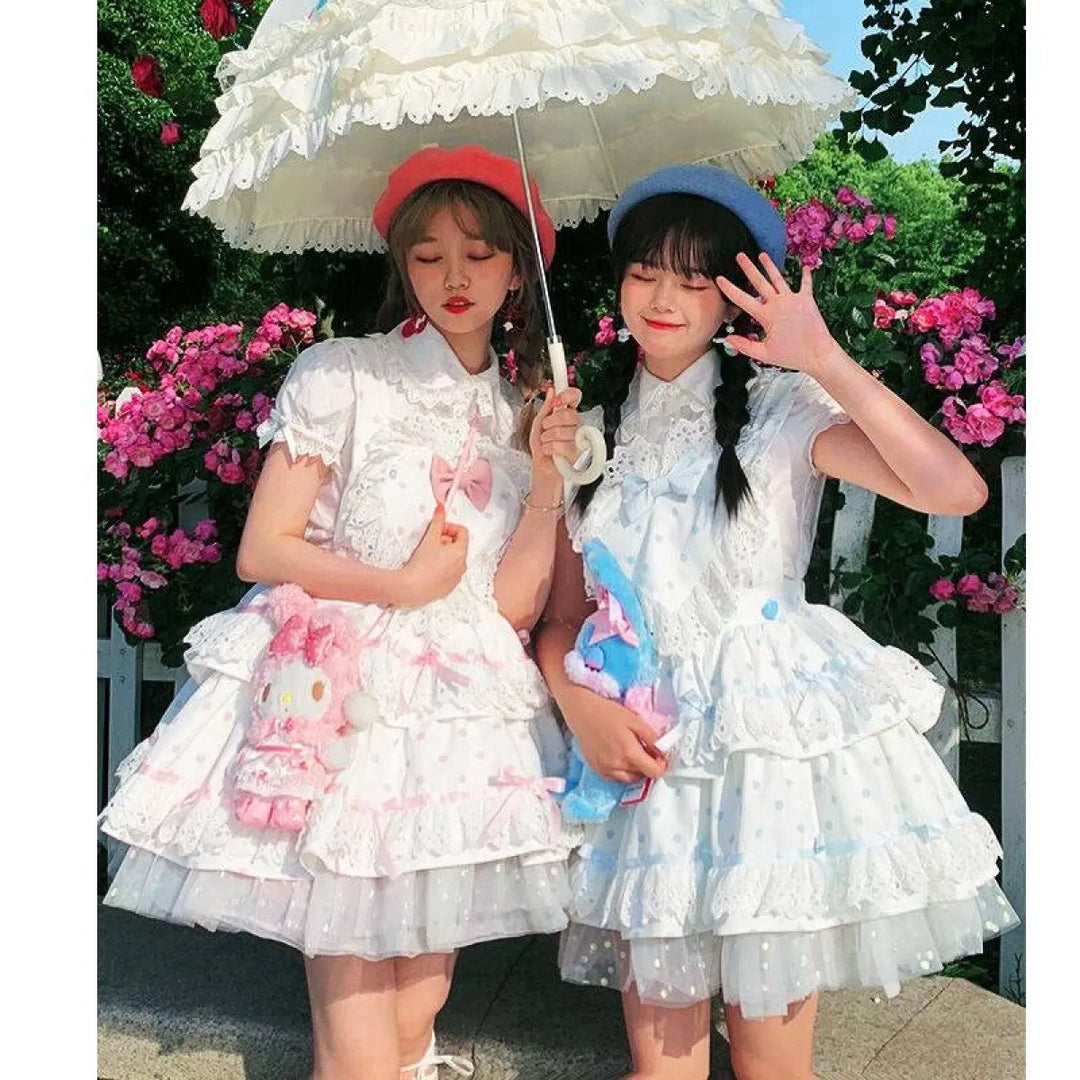 Lolita Sweet Love Polka Dot Dress