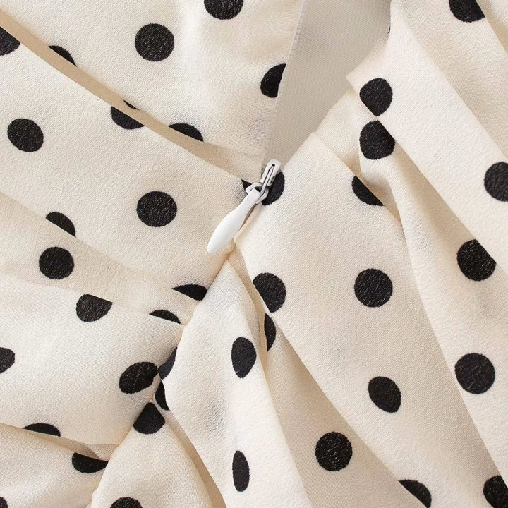 Mini Polka Dot Ruffle Skirt