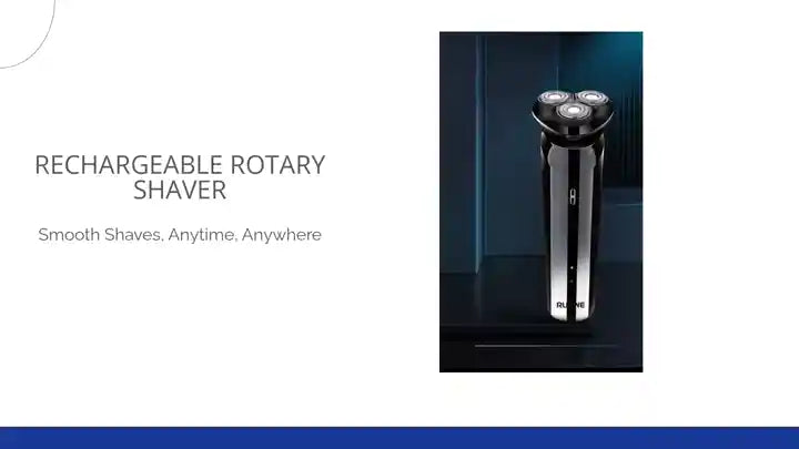 Rechargeable Rotary Shaver by@Outfy