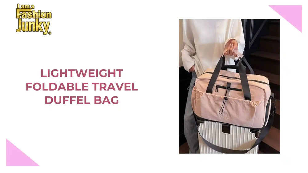 Lightweight Foldable Travel Duffel Bag by@Outfy