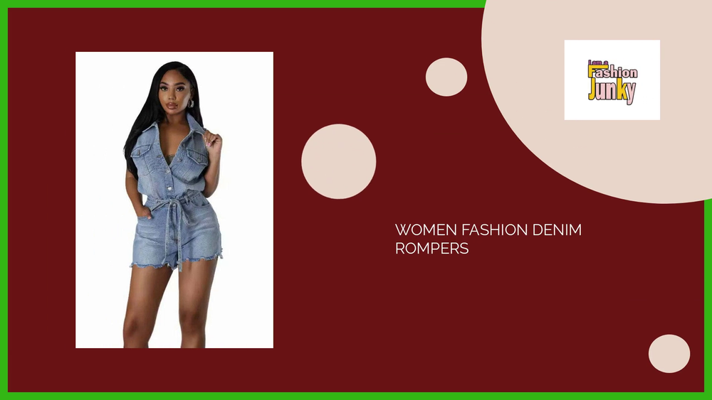 WOMEN FASHION DENIM ROMPERS by@Outfy