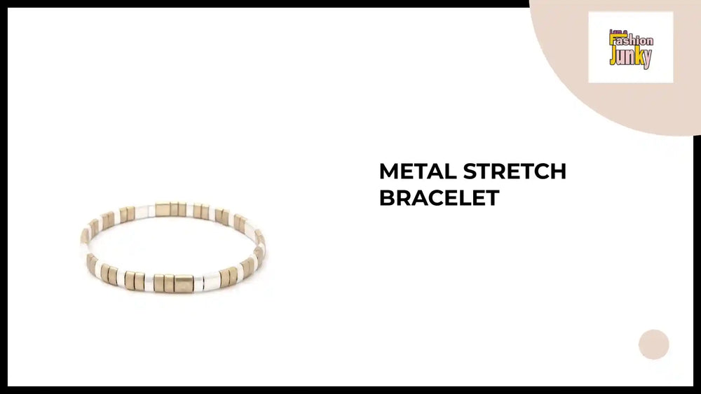 Metal Stretch Bracelet by@Outfy