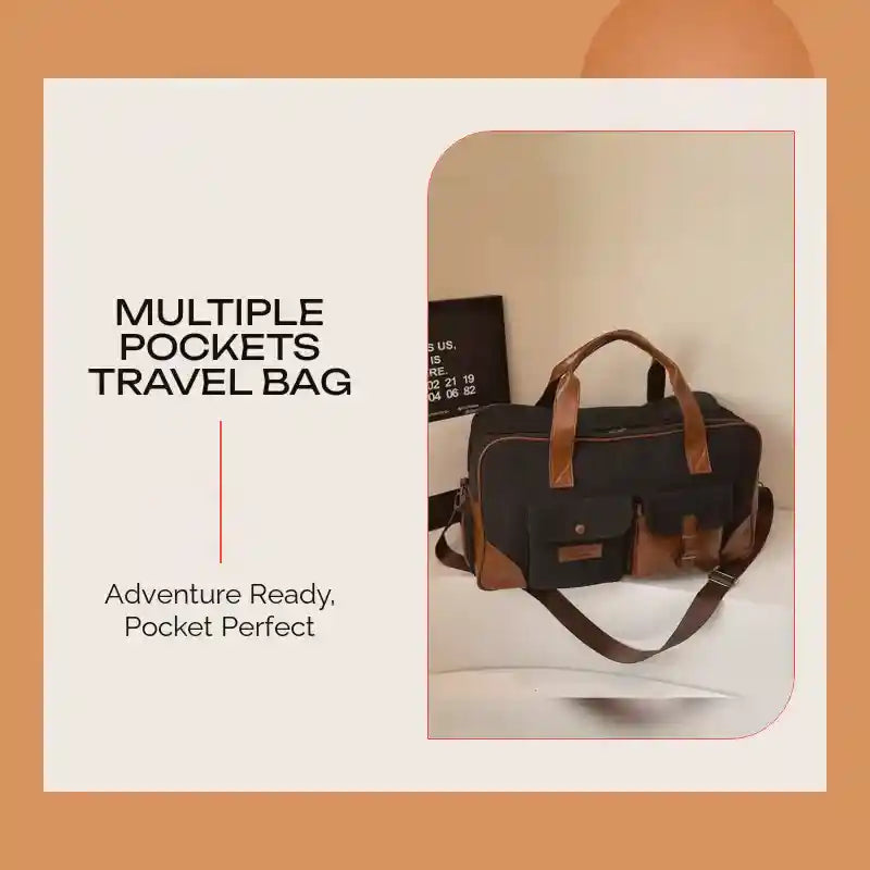Multiple Pockets Travel Bag by@Outfy
