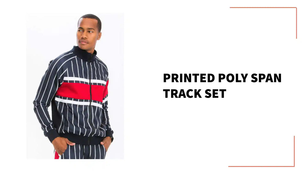 Printed Poly Span Track Set by@Outfy