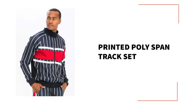 Printed Poly Span Track Set by@Outfy