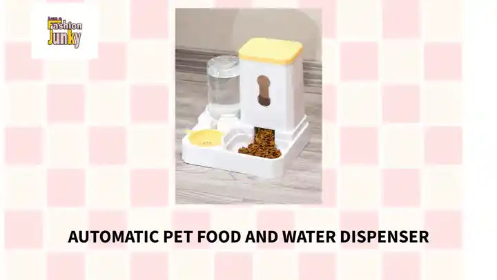 Automatic Pet Food and Water Dispenser by@Outfy