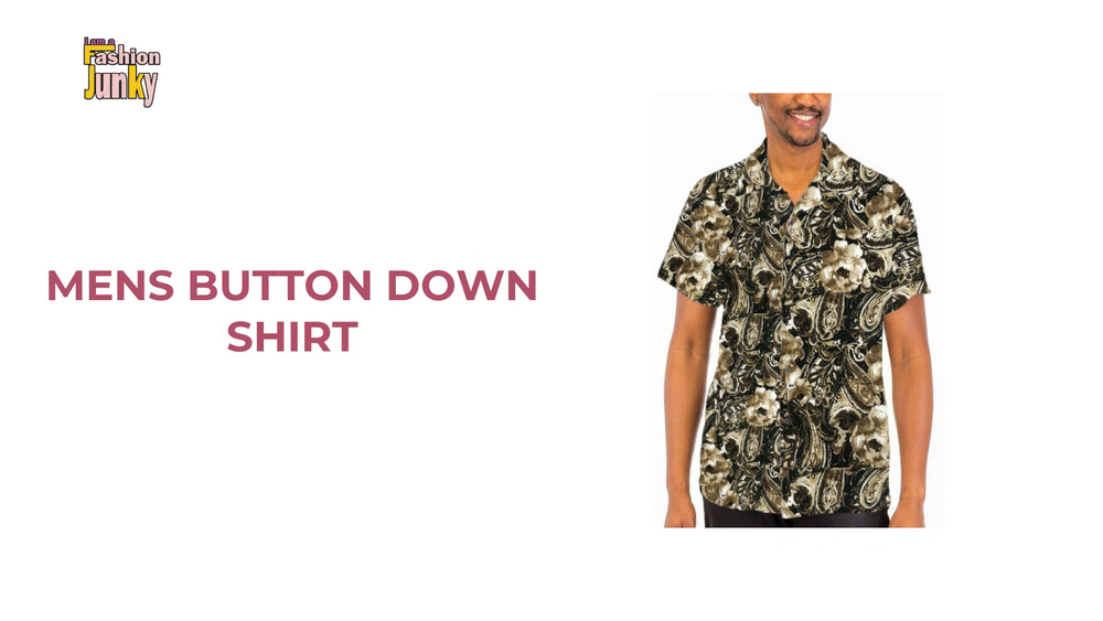 Mens Button Down Shirt by@Outfy