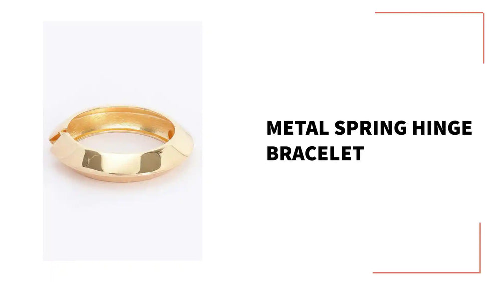 Metal Spring Hinge Bracelet by@Outfy