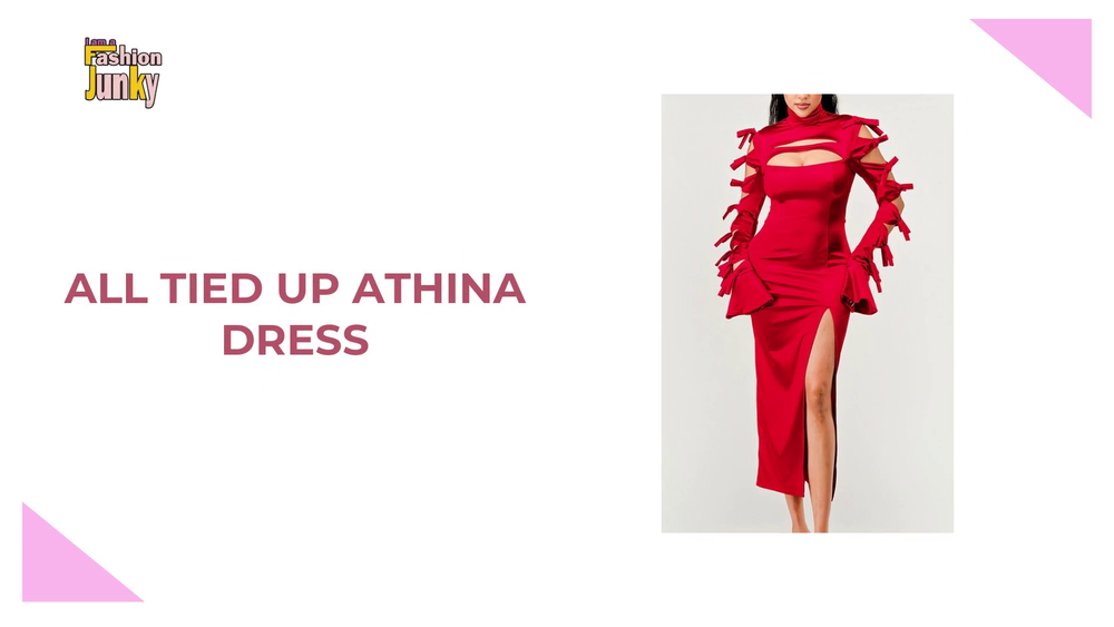 All Tied Up Athina Dress by@Outfy