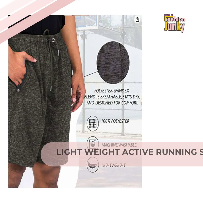 Light Weight Active Running Shorts by@Outfy
