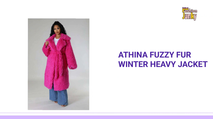 ATHINA Fuzzy Fur Winter Heavy Jacket by@Outfy