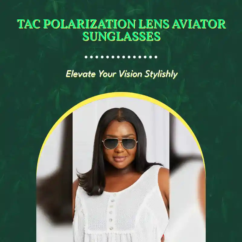 TAC Polarization Lens Aviator Sunglasses by@Outfy