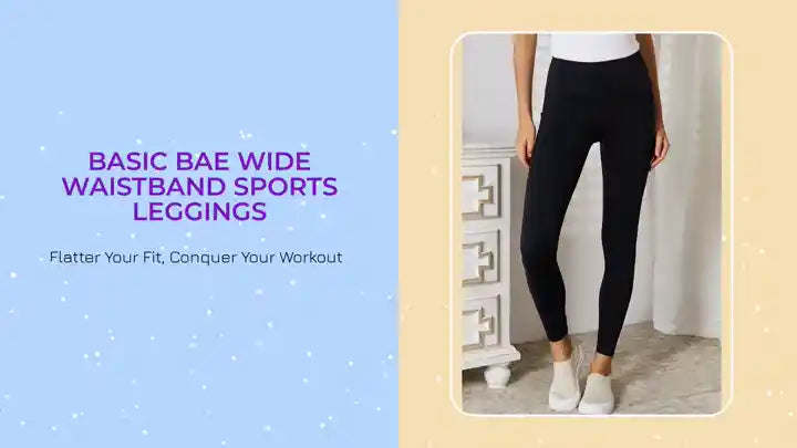 Basic Bae Wide Waistband Sports Leggings by@Outfy