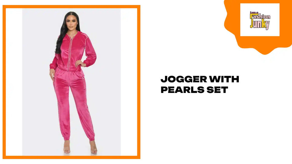 Jogger With Pearls Set by@Outfy