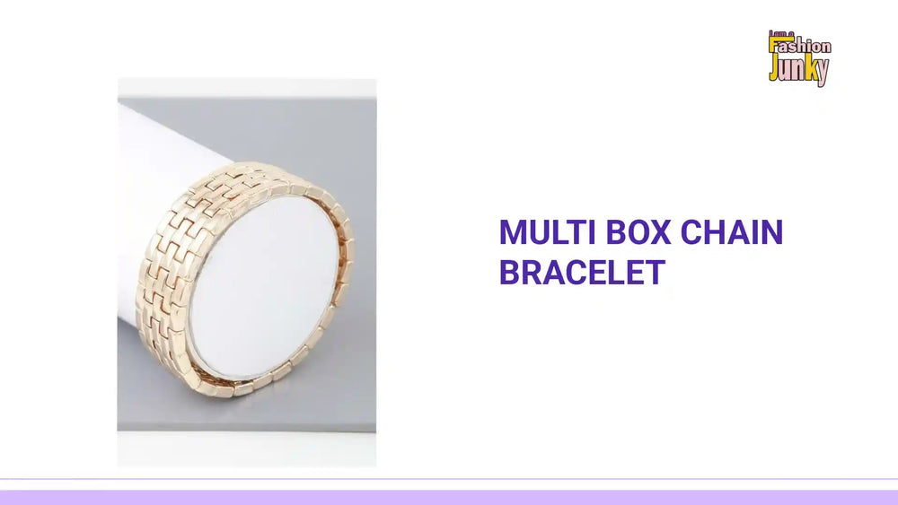 Multi Box Chain Bracelet by@Outfy