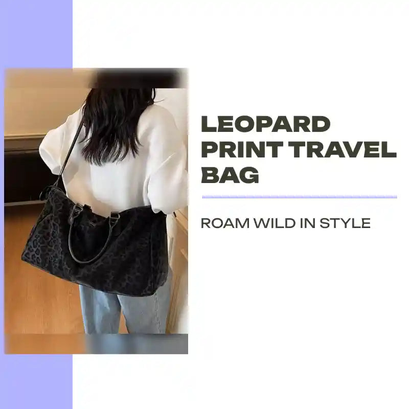 Leopard Print Travel Bag by@Outfy