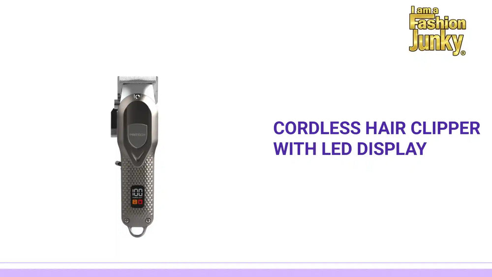Cordless Hair Clipper with LED Display by@Outfy