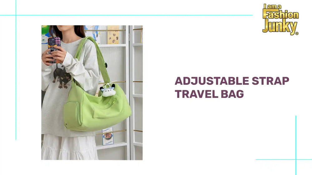 Adjustable Strap Travel Bag by@Outfy