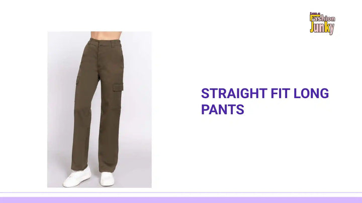 Straight Fit Long Pants by@Outfy
