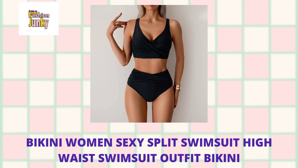 Bikini Women Sexy Split Swimsuit High Waist Swimsuit Outfit Bikini by@Outfy