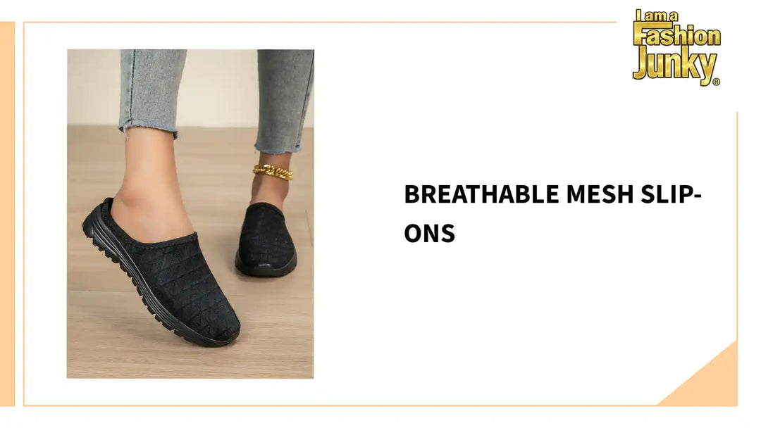 Breathable Mesh Slip-Ons by@Outfy