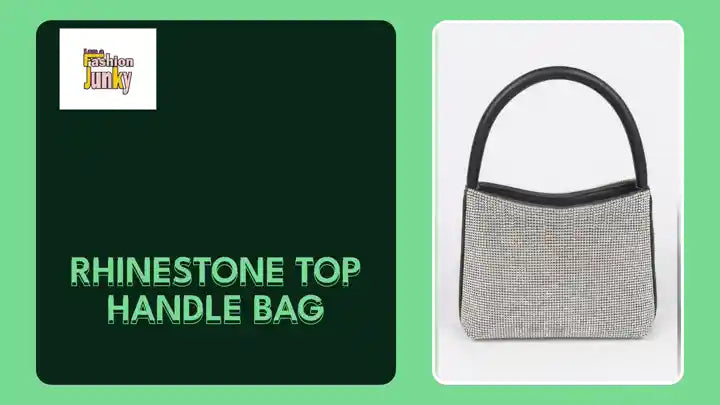 Rhinestone Top Handle Bag by@Outfy