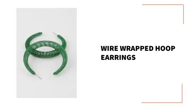 Wire Wrapped Hoop Earrings by@Outfy