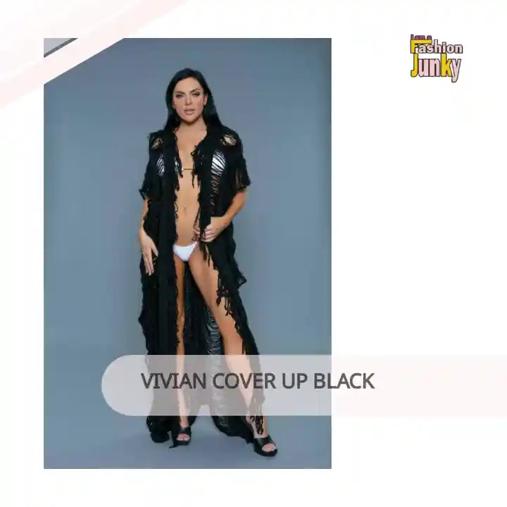 Vivian Cover Up Black by@Outfy
