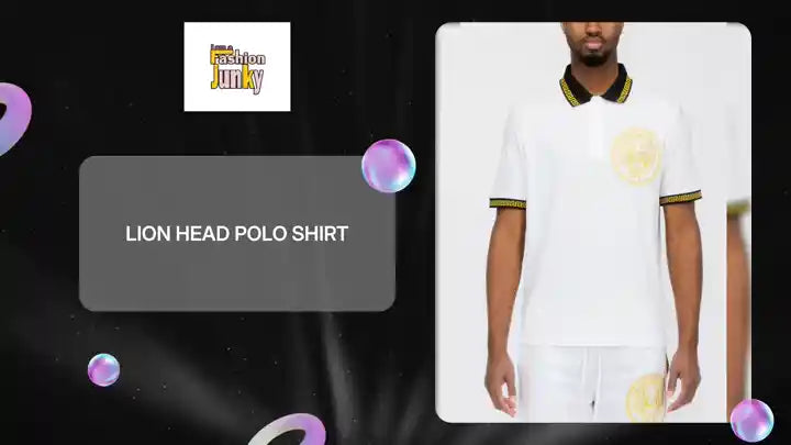 Lion Head Polo Shirt by@Outfy