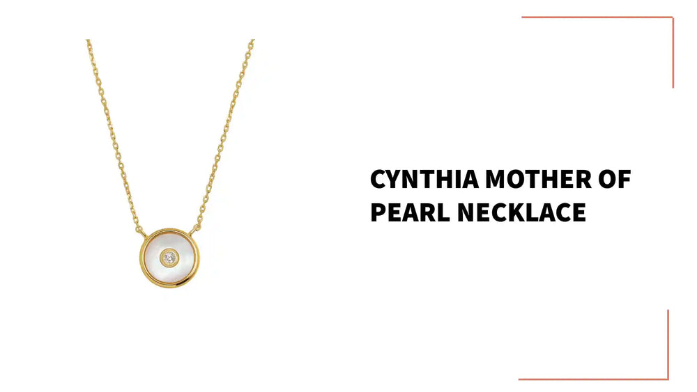 Cynthia Mother Of Pearl Necklace by@Outfy