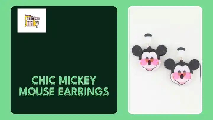 Chic Mickey Mouse Earrings by@Outfy