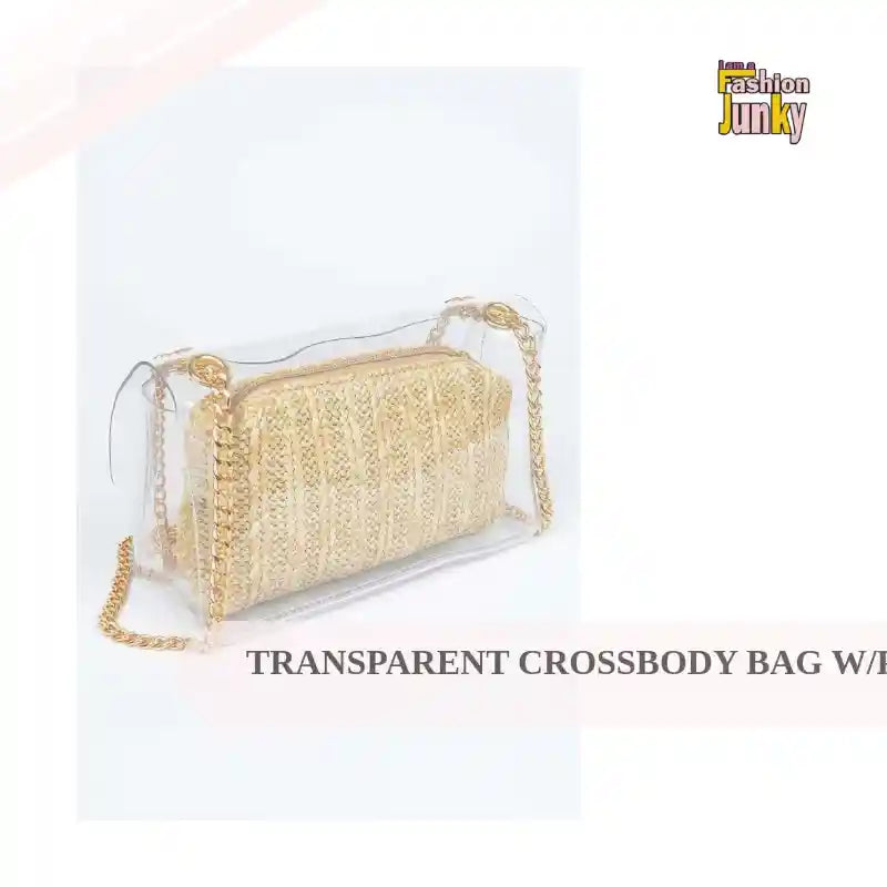 Transparent Crossbody Bag W/pouch by@Outfy