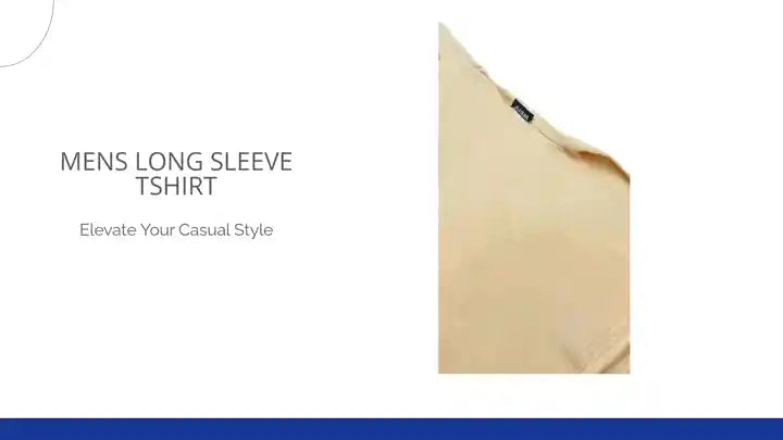 Mens Long Sleeve Tshirt by@Outfy