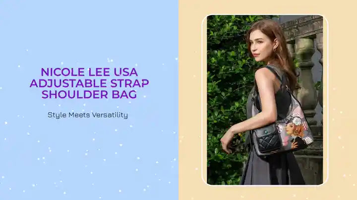 Nicole Lee USA Adjustable Strap Shoulder Bag by@Outfy